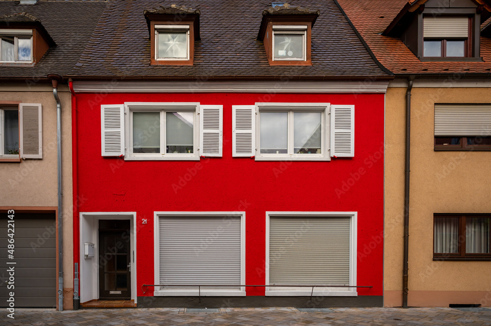 Das rote Haus in Breisach am Rhein