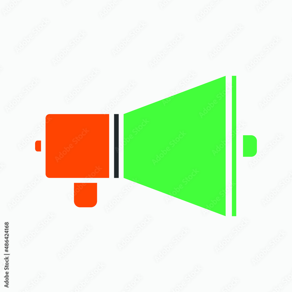 Advertising marketing icon vector. Business promotion. Megaphone
Advertising marketing icon vector. Business promotion. Megaphone
