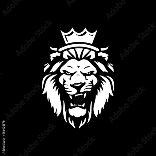 lion with a crown logo