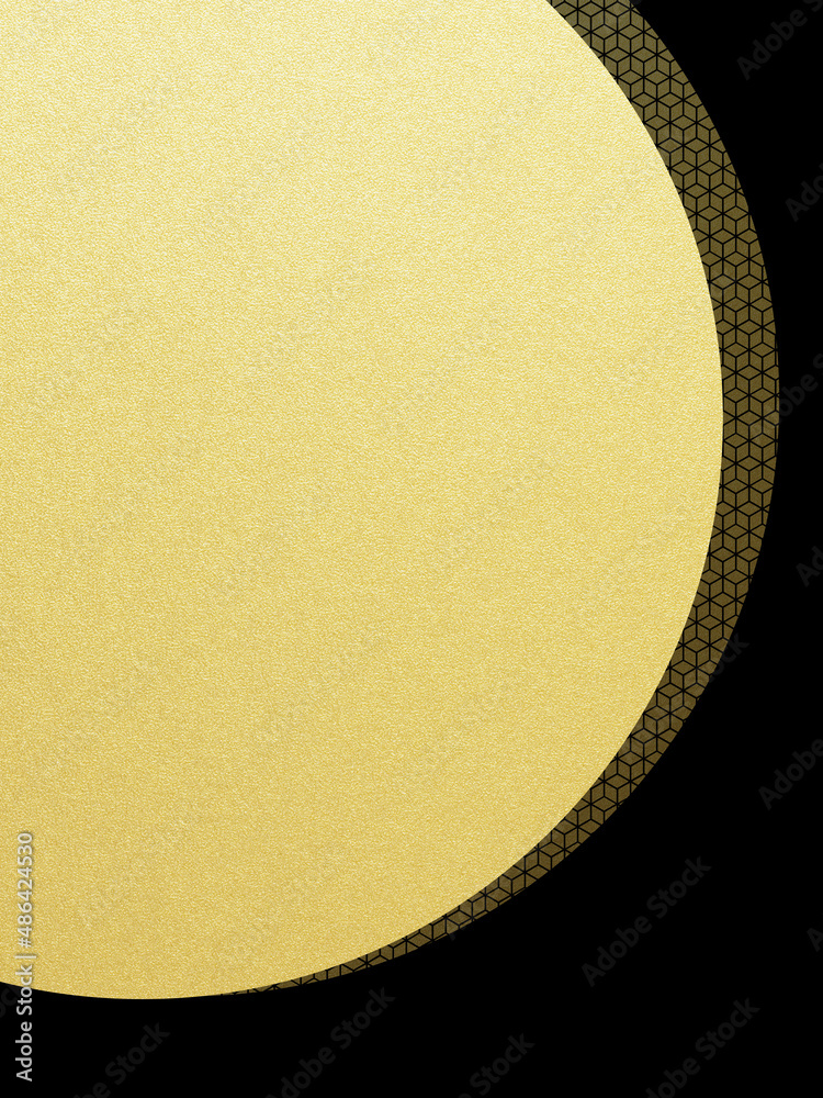 Oriental background material with the image of moonlit night Oriental background material with the image of moonlit night