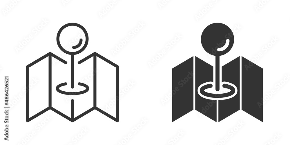 Map pin icon in flat style. gps navigation vector illustration on white isolated background. Locate position business concept. Map pin icon in flat style. gps navigation vector illustration on white isolated background. Locate position business concept.