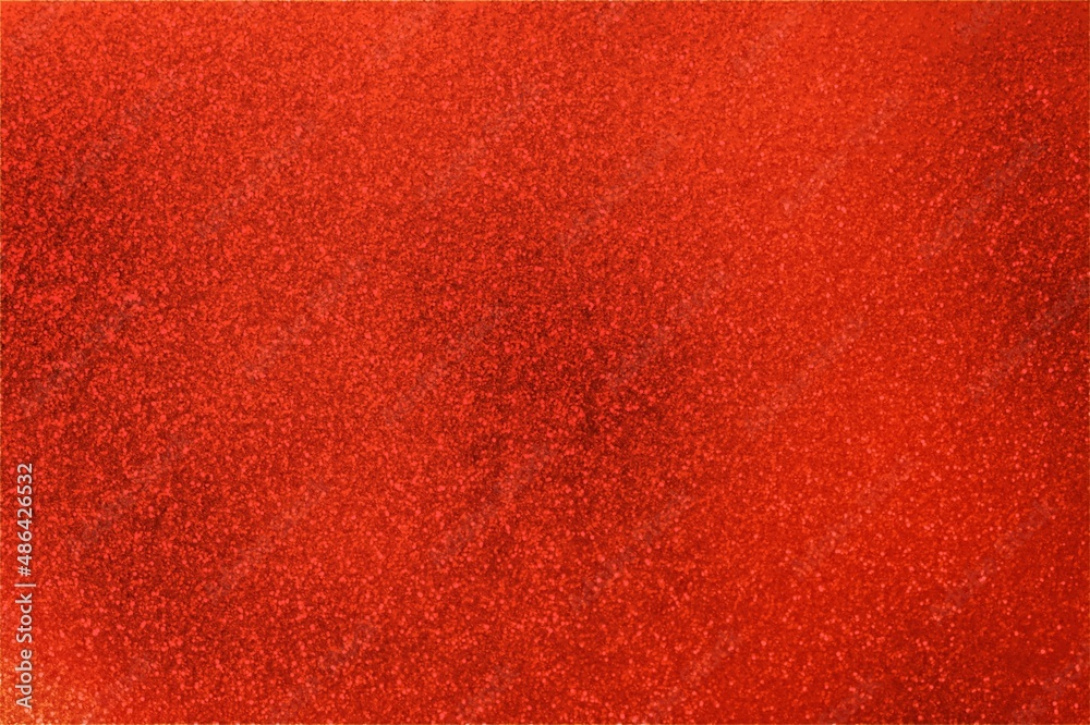 Fototapeta premium A board painted with colored spray paint red with glitter