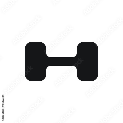 Dumbbell icon design vector illustration