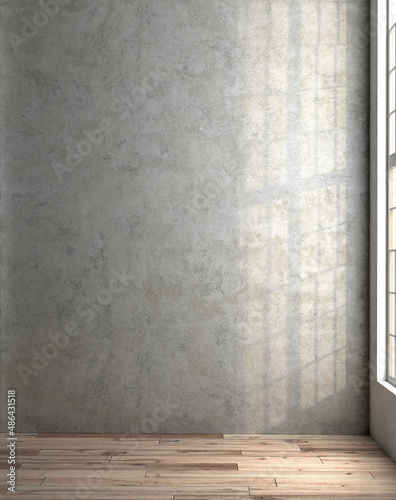 Fototapeta Naklejka Na Ścianę i Meble -  The empty living room and mock up decoration and wall texture background. 
