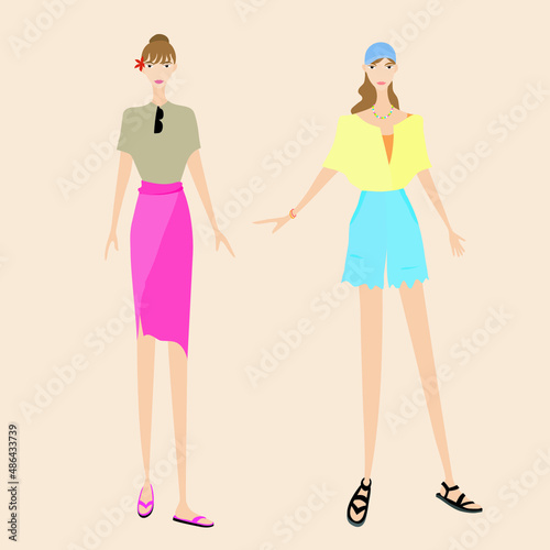 Summer fashion style for girl