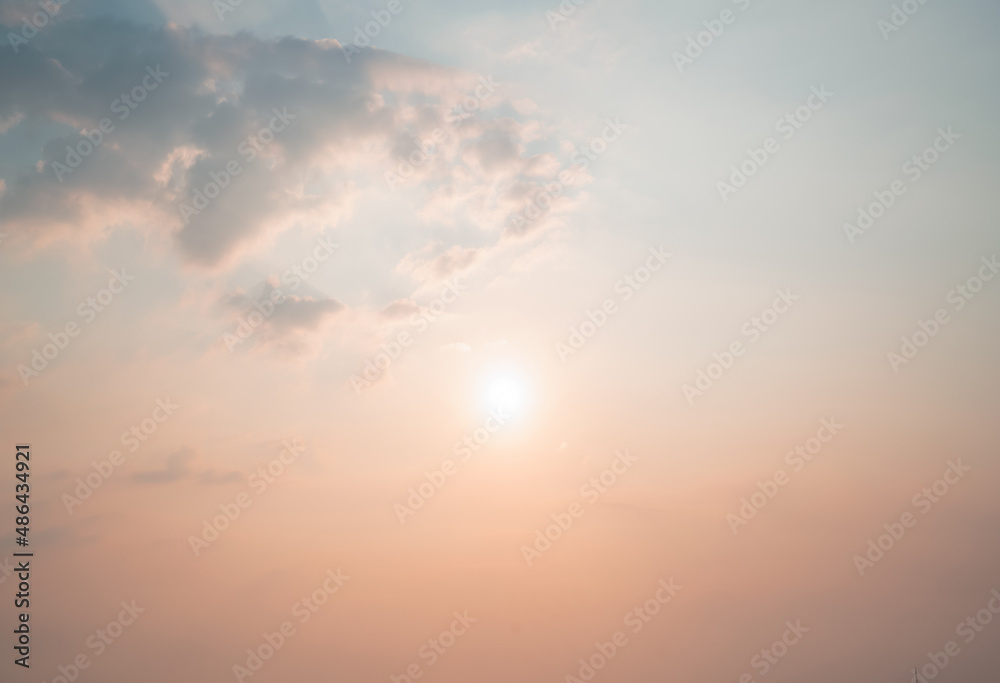 Sky background on sunset. Nature abstract composition.Beautiful sky with cloud before sunset.blue sky clouds, summer skies, cloudy blue sky.