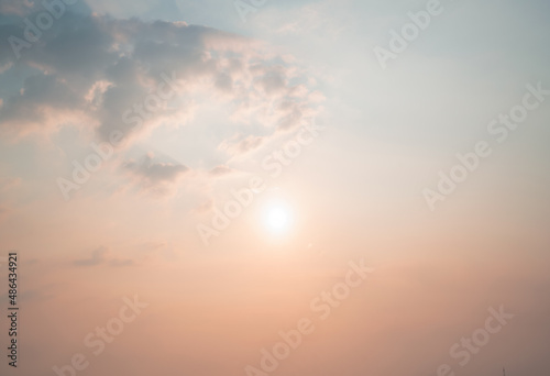 Sky background on sunset. Nature abstract composition.Beautiful sky with cloud before sunset.blue sky clouds  summer skies  cloudy blue sky.