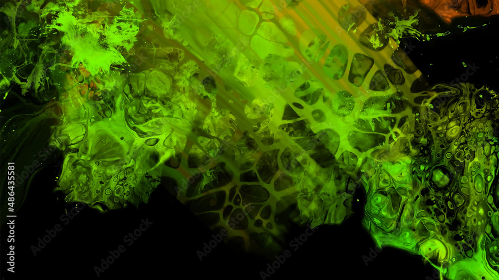 Modern colorful flow background on black. Wave Liquid shape in color banner. Modern colorful flow background on black. Wave Liquid shape in color banner.