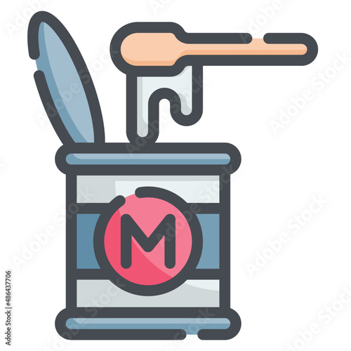 condensed line icon