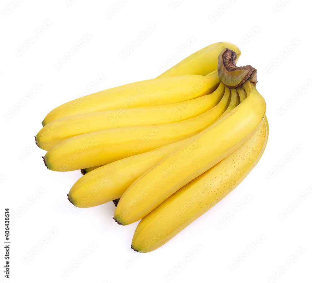 bananas isolated on the white background bananas isolated on the white background