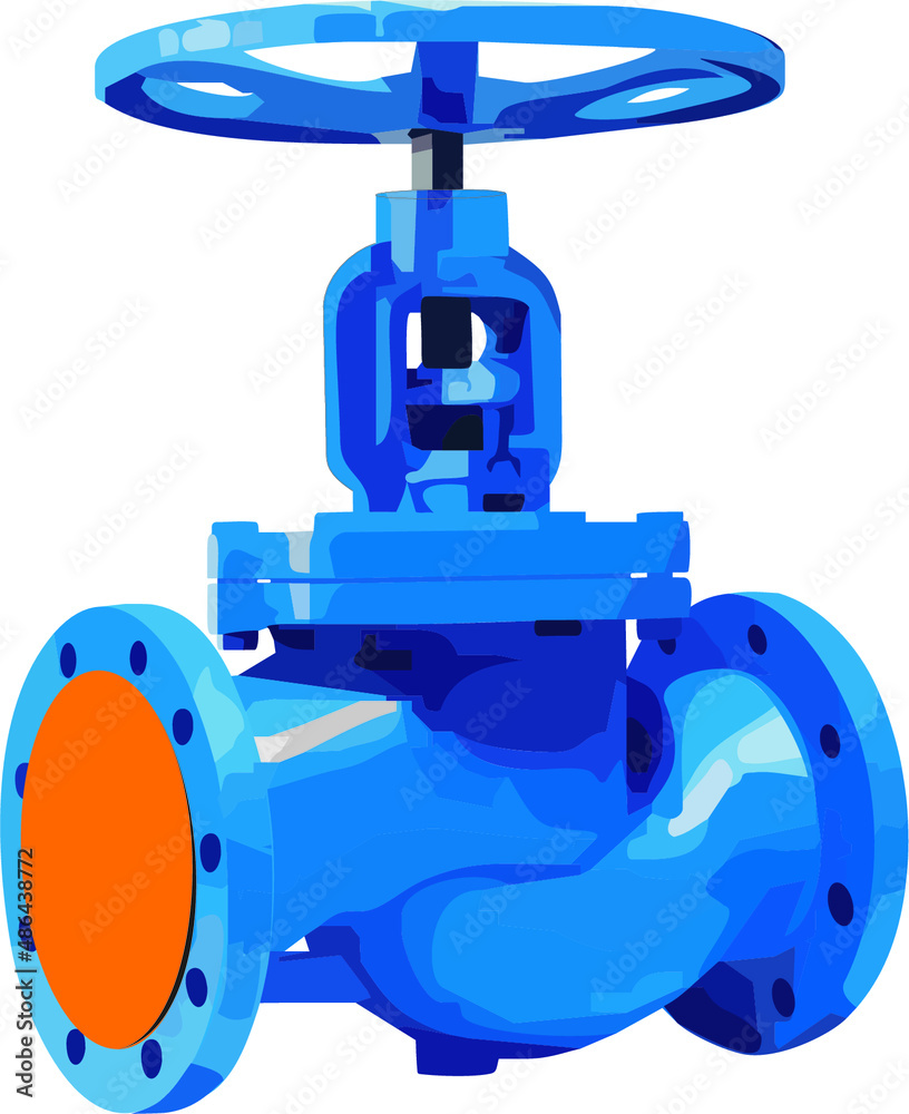Blue new armature manual valve. Blue new armature manual valve.