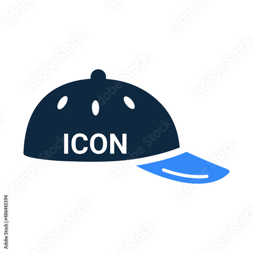 Cap, fashion, sports icon. Simple vector sketch.65