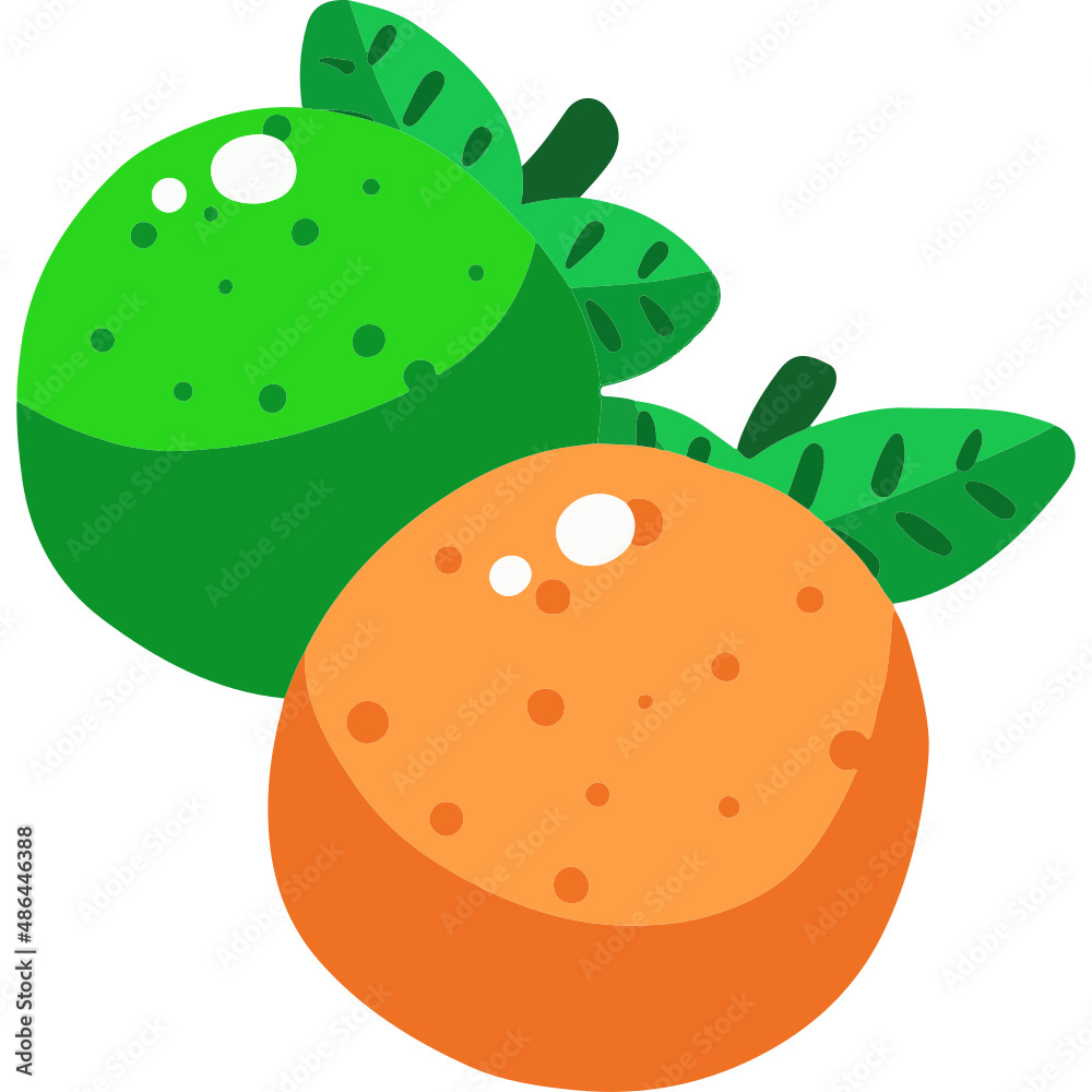 green and orange green and orange