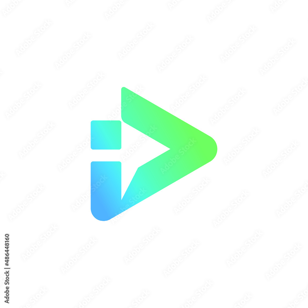 i Letter with Play Button Symbol Logo Design Vector
i Letter with Play Button Symbol Logo Design Vector