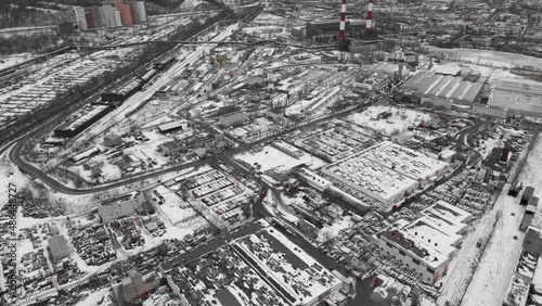 Large industrial plant in Kyiv