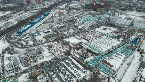 Large industrial plant in Kyiv
