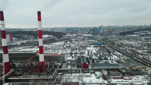 Large industrial plant in Kyiv