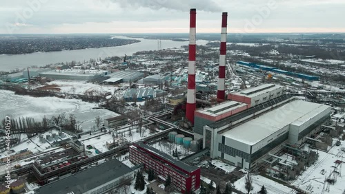 Large industrial plant in Kyiv