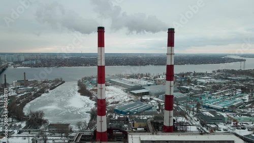 Large industrial plant in Kyiv