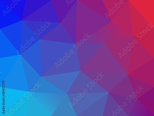 Obraz na płótnie Abstract geometric background with triangles w salonie