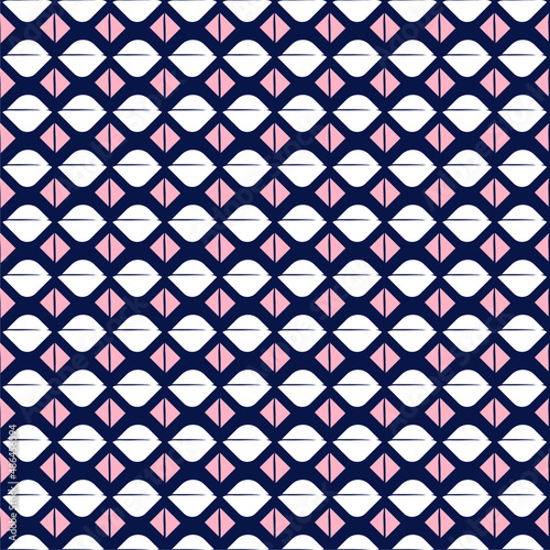 Beautiful Fabric Pattern Design Vector Art