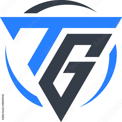 TG letter logo design