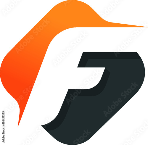 F letter logo design