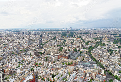 View over Paris from Tour Montparnasse - France