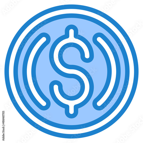 usd blue style icon