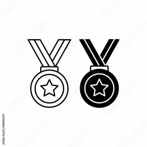 medallion icon vector