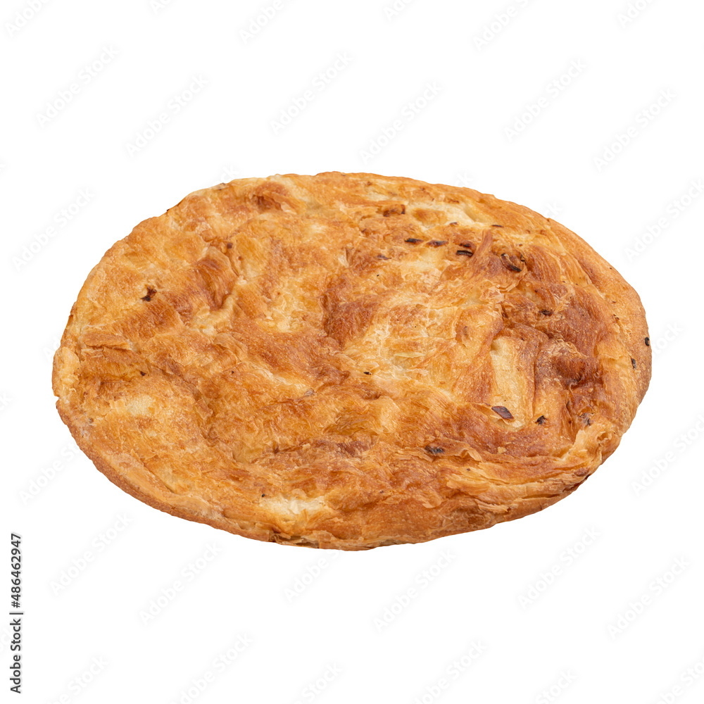 Isolated oriental pitir nan tandoor baked flatbread Isolated oriental pitir nan tandoor baked flatbread