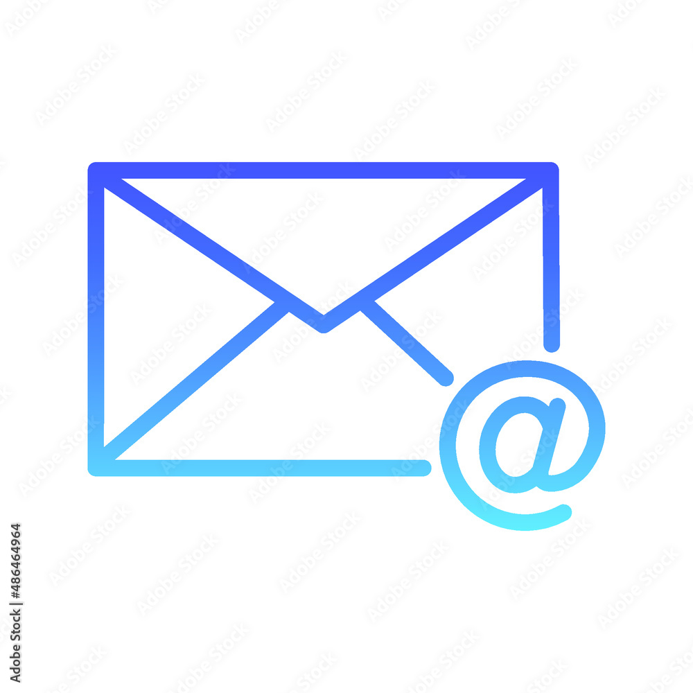 Mail Line Gradient Mail Line Gradient