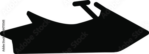 Jet Ski Glyph Icon