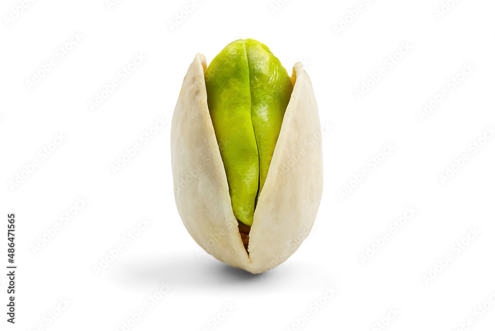 pistachio isolated on white background, clipping path, full depth of field pistachio isolated on white background, clipping path, full depth of field