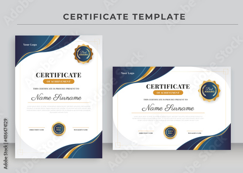Certificate of Appreciation template, Certificate of achievement, awards diploma