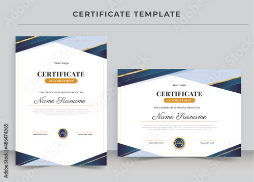 Certificate of Appreciation template, Certificate of achievement, awards diploma