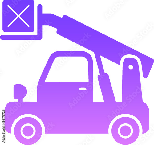 Forklifter Glyph Gradient