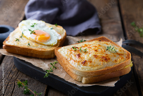 croc monsieur and croc madam sandwiches