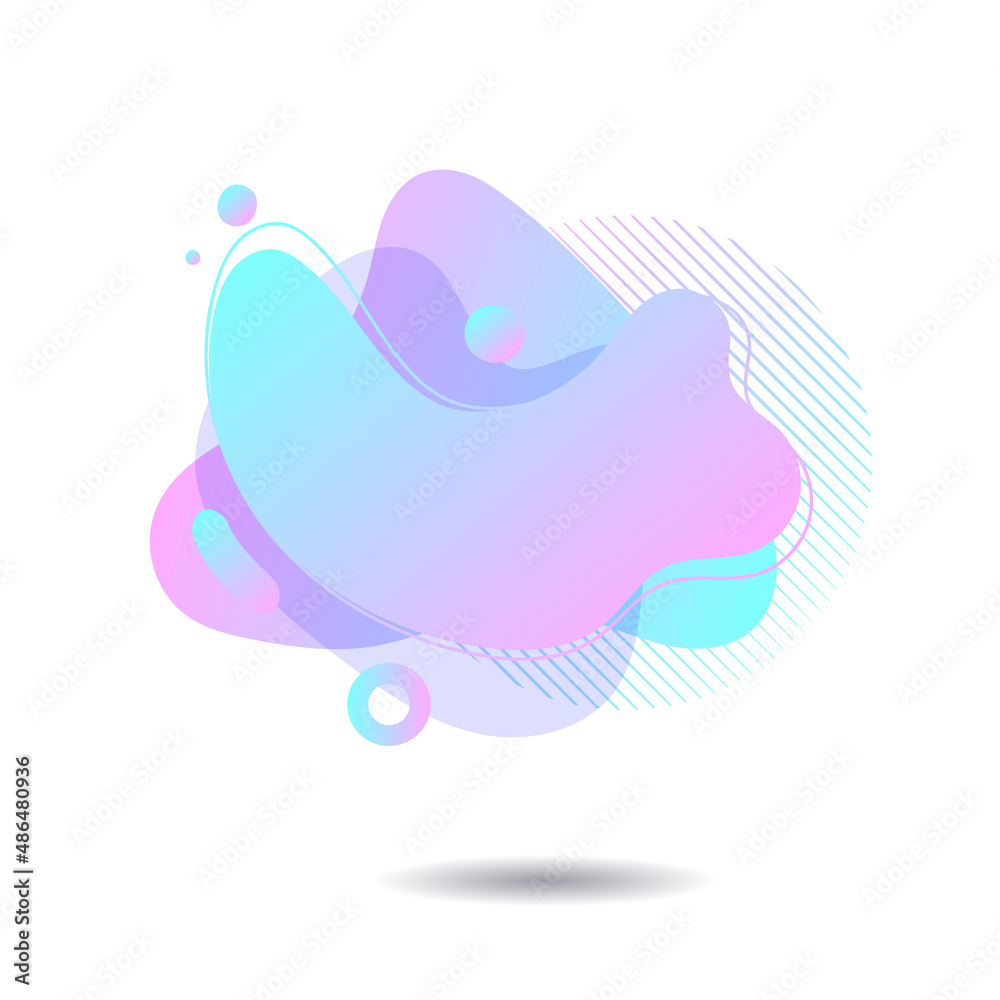 Colorful light blue and violet splash wallpapers, modern graphic elements