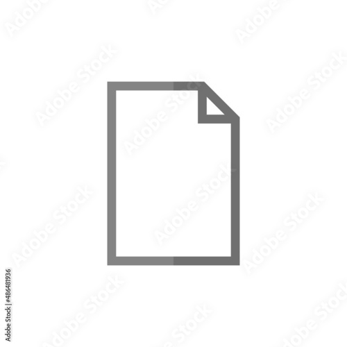 Free Download Document grey flat vector icon - GFXLoad