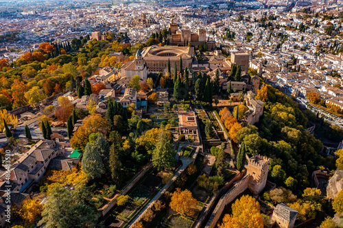Alhambra | Luftbilder von der Alhambra in Spanien