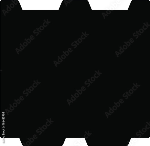 Metal Sheet Glyph Icon