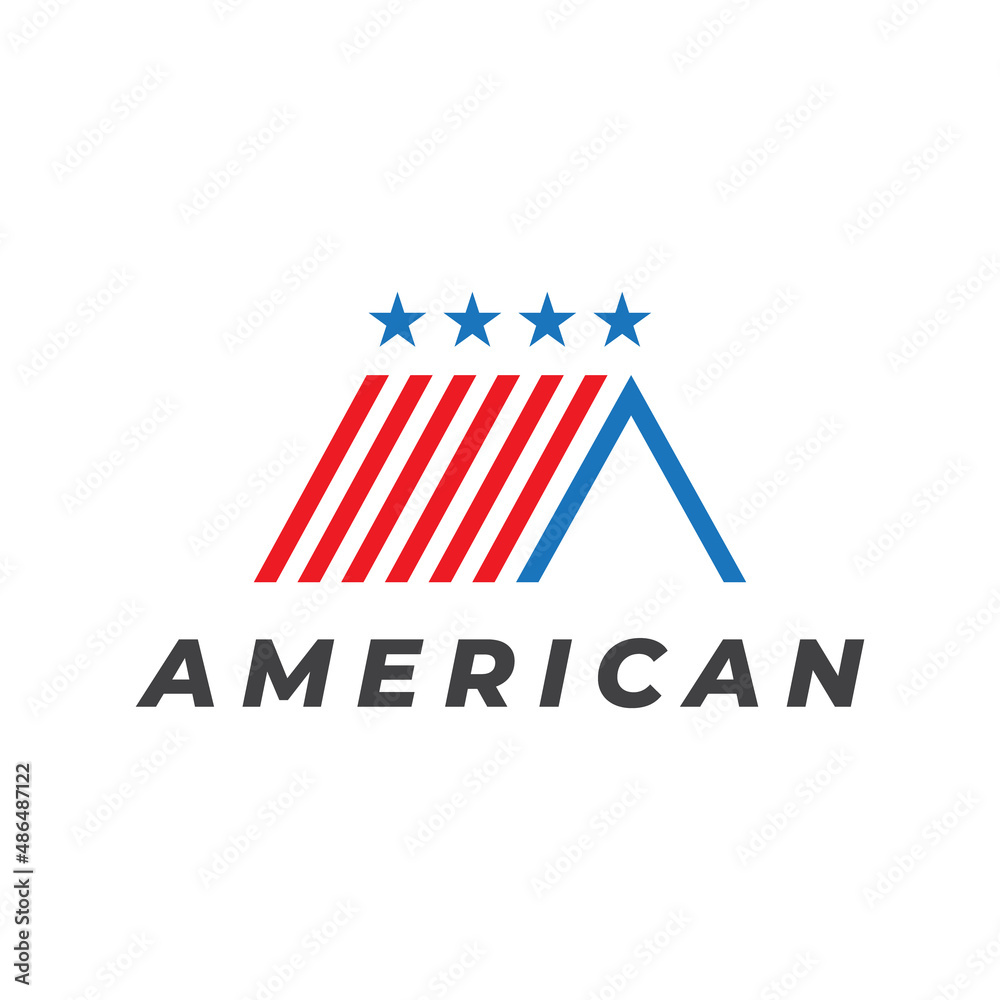 american roof logo design