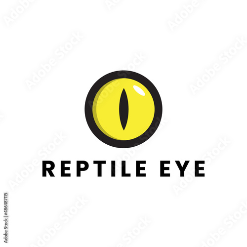 reptile eye logo design
