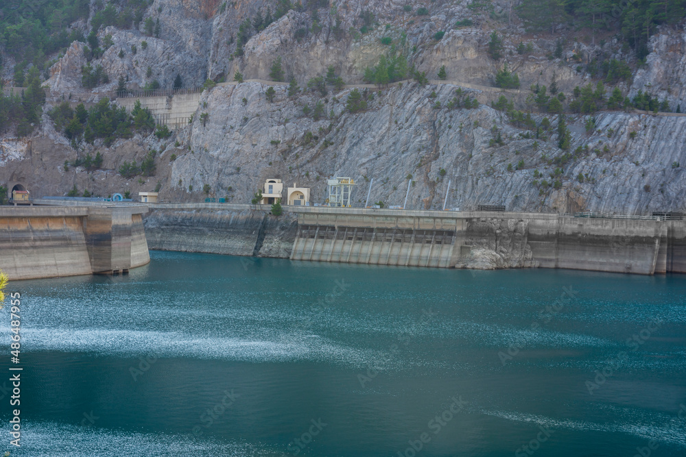 Oymapinar Dam Over Manavgat River