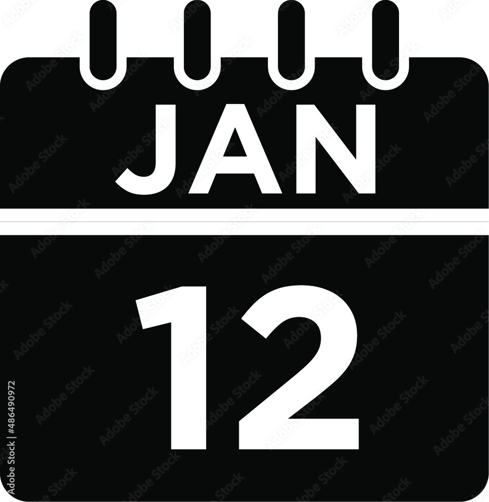 01-Jan - 12 Glyph Icon 01-Jan - 12 Glyph Icon