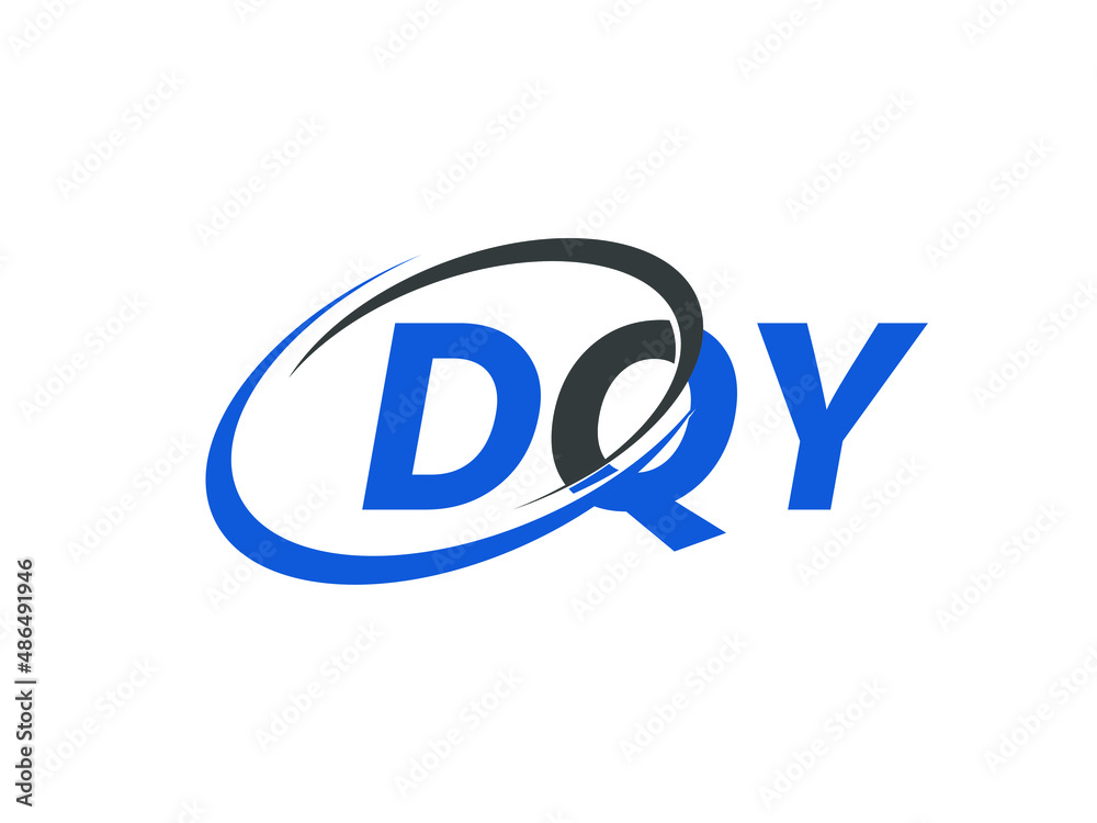 DQY letter creative modern elegant swoosh logo design DQY letter creative modern elegant swoosh logo design