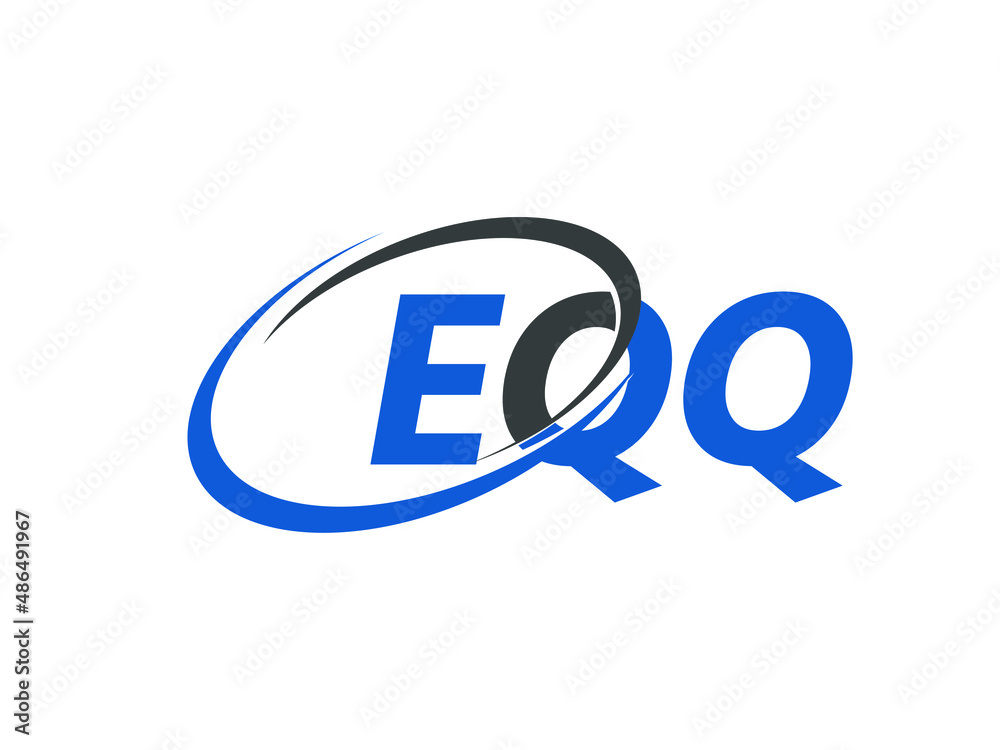 EQQ letter creative modern elegant swoosh logo design EQQ letter creative modern elegant swoosh logo design