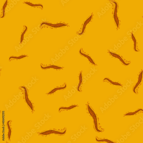 Confetti seamless pattern. Background of celebrated birthday.