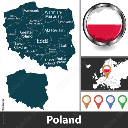 Map of Poland